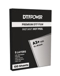 A3+ Turbo Peel Instant DTF Film Sheets