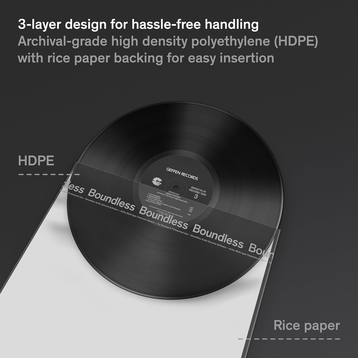 Inner Record Sleeves (50 Pack)
