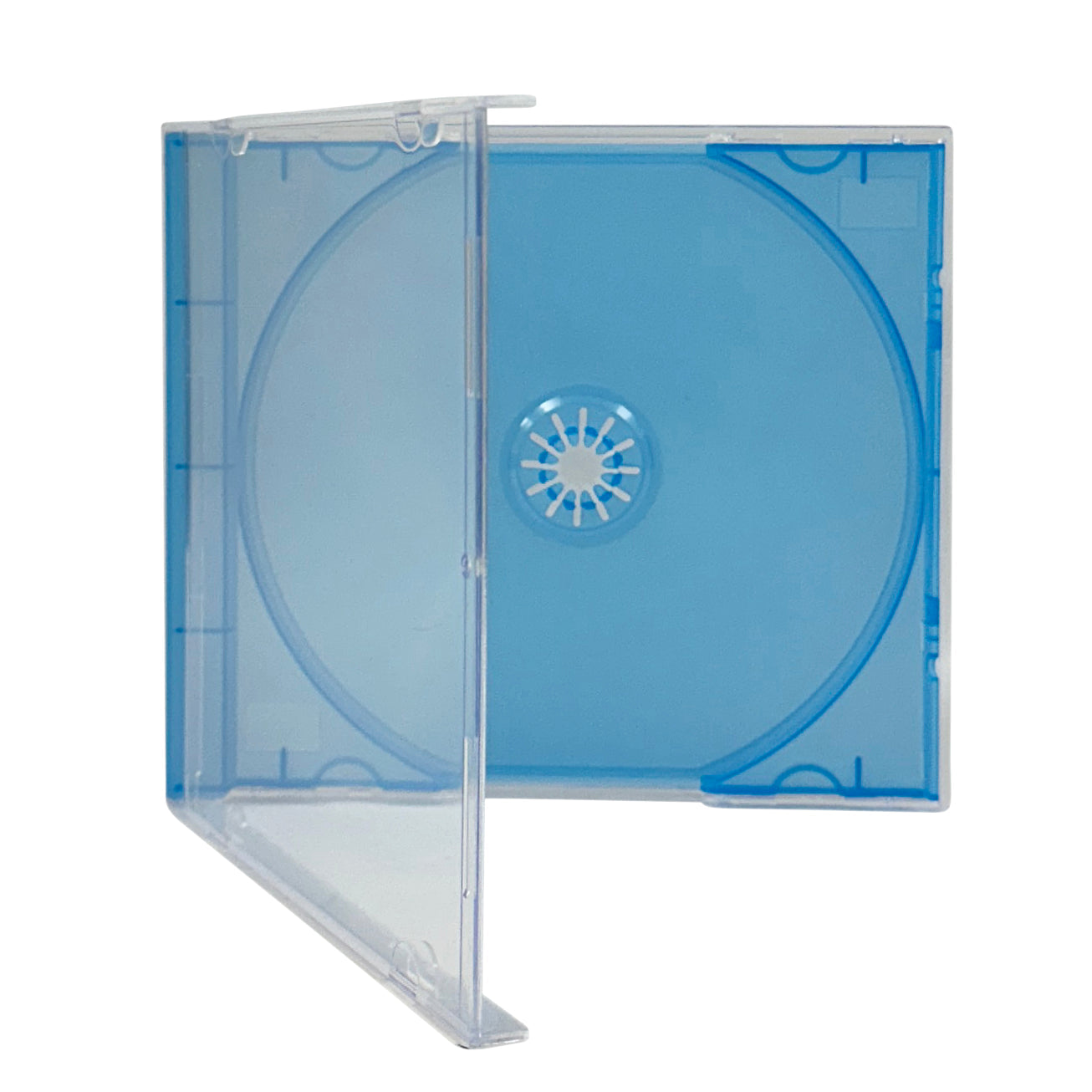 STANDARD Assorted Frosted Clear Color Tray CD Jewel Case