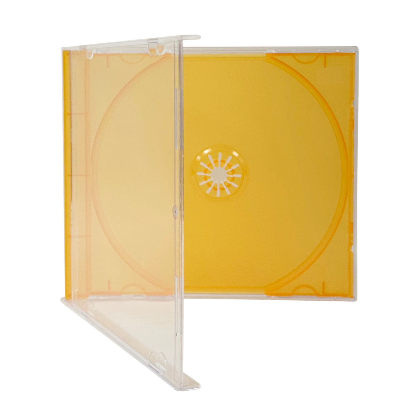 STANDARD Assorted Frosted Clear Color Tray CD Jewel Case