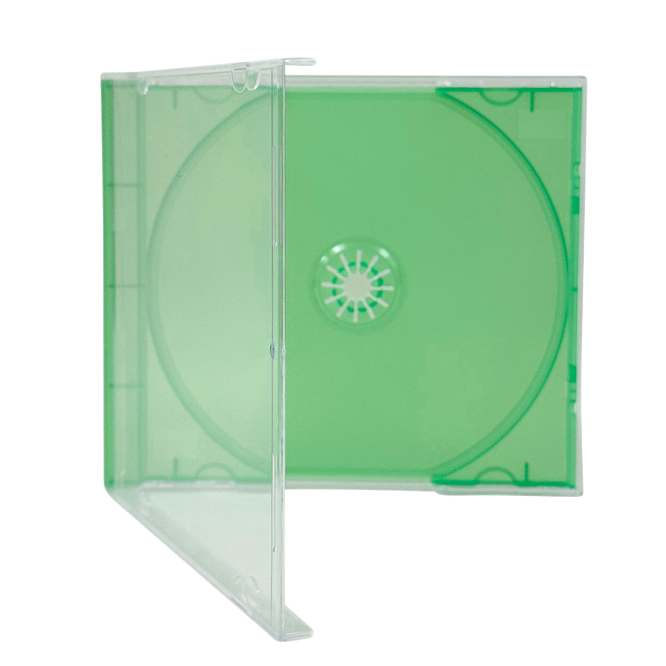 STANDARD Assorted Frosted Clear Color Tray CD Jewel Case