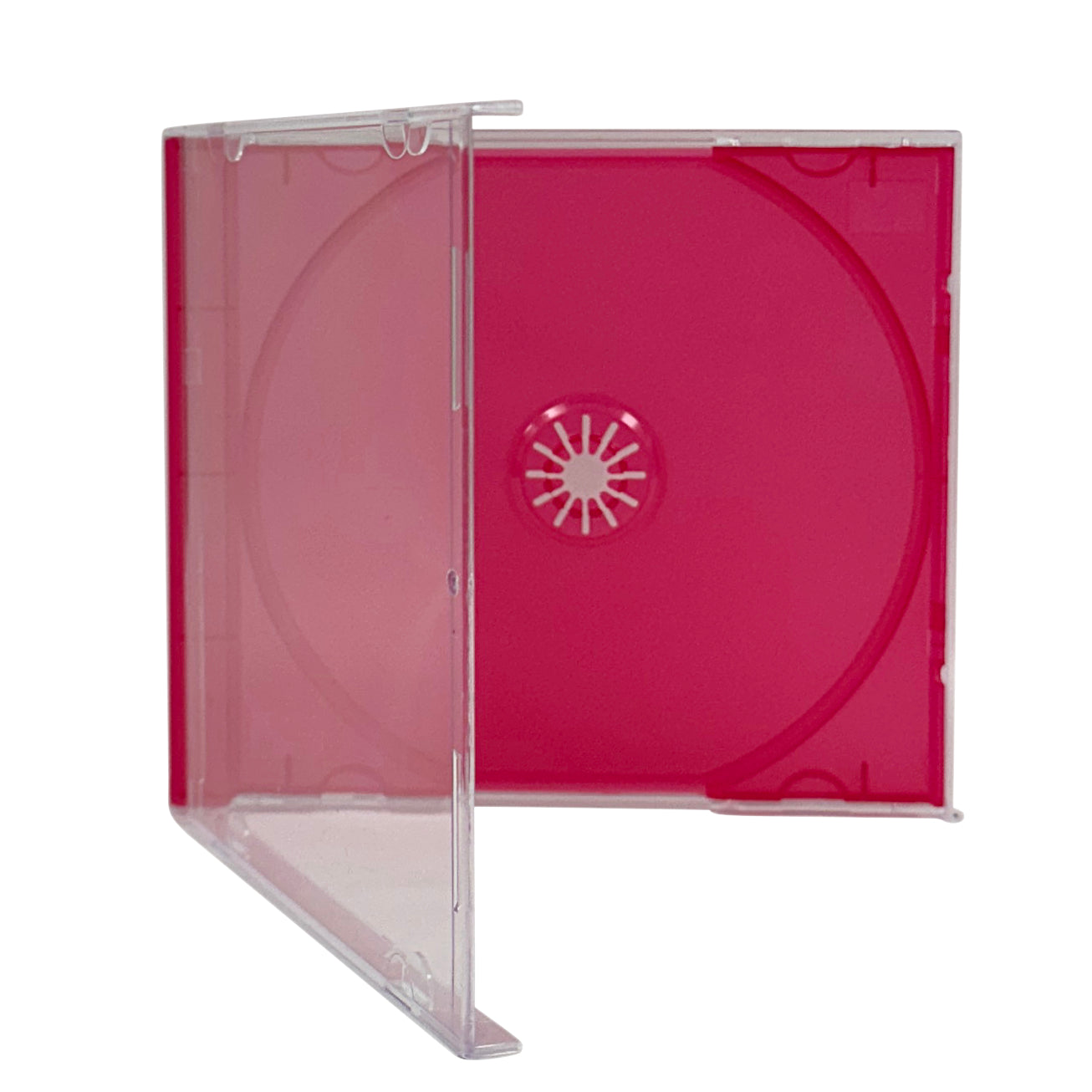 STANDARD Assorted Frosted Clear Color Tray CD Jewel Case